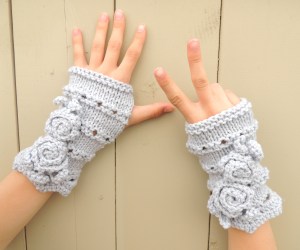 Rose Onie Fingerless Gloves