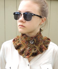 Ruffle Lace Collar Scarf