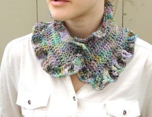 Ruffle Lace Collar Scarf