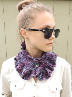 Ruffle Lace Collar Scarf