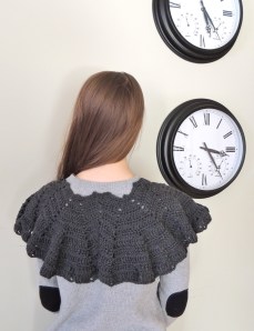 Back of both shawl styles