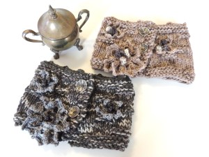 Floral Stone Tracery Cowl/Collar scarf