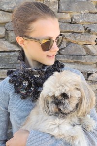 Gothic Stained Glass Rose Window Scarf