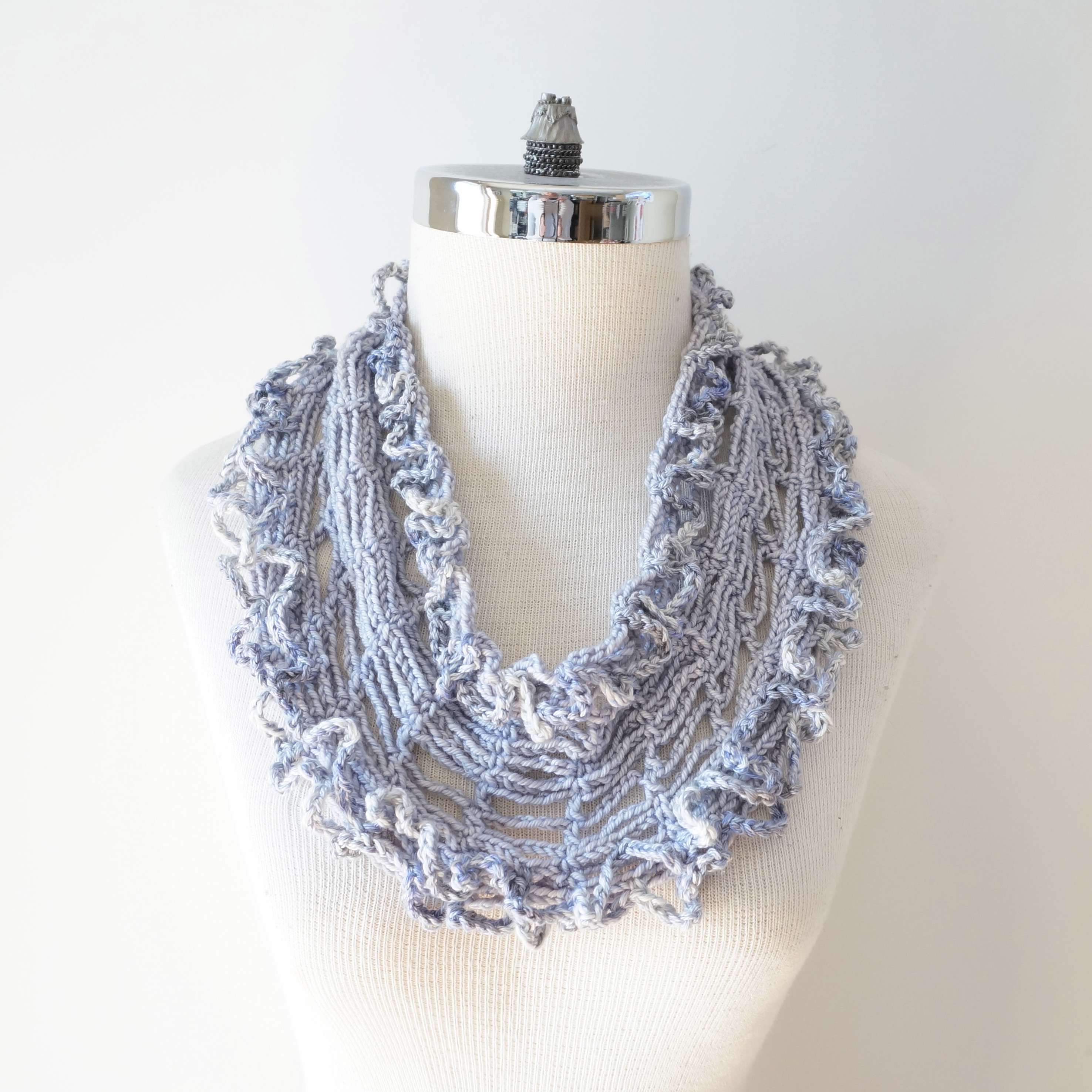 infinity tshirt scarf mauve