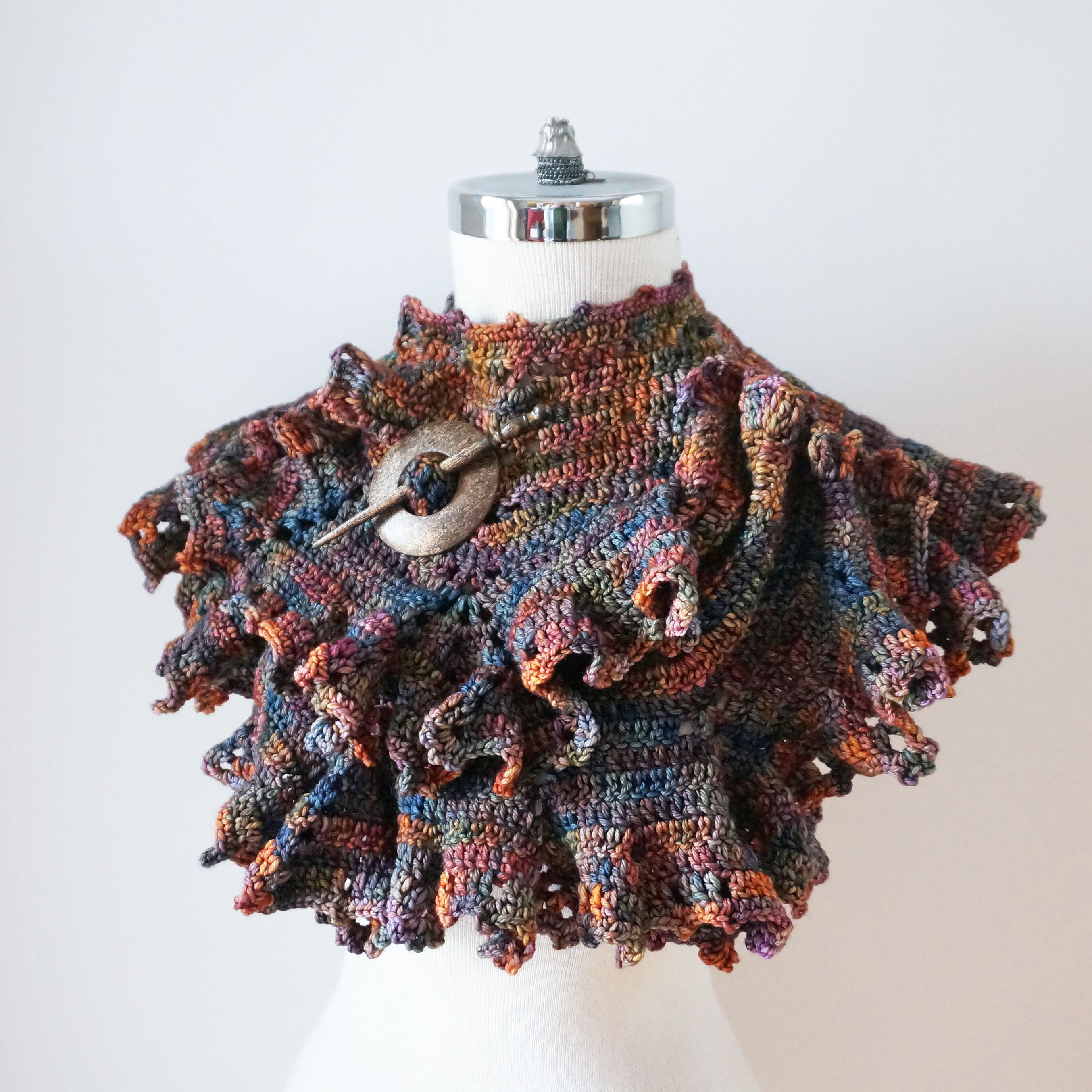 Lace scarf harvest colour6