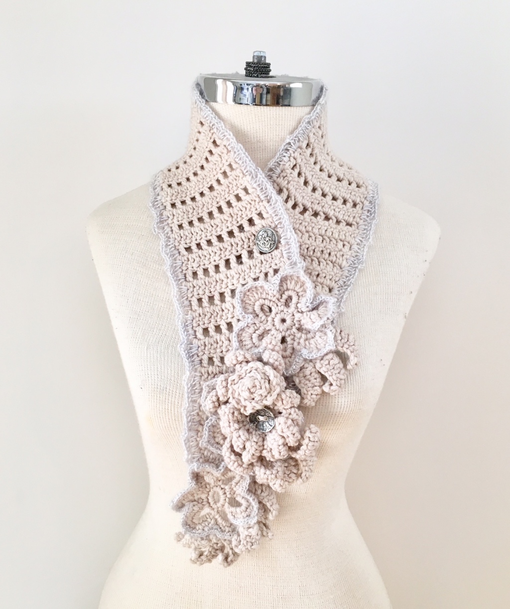 Floral Elegance Scarves For Fall and Winter