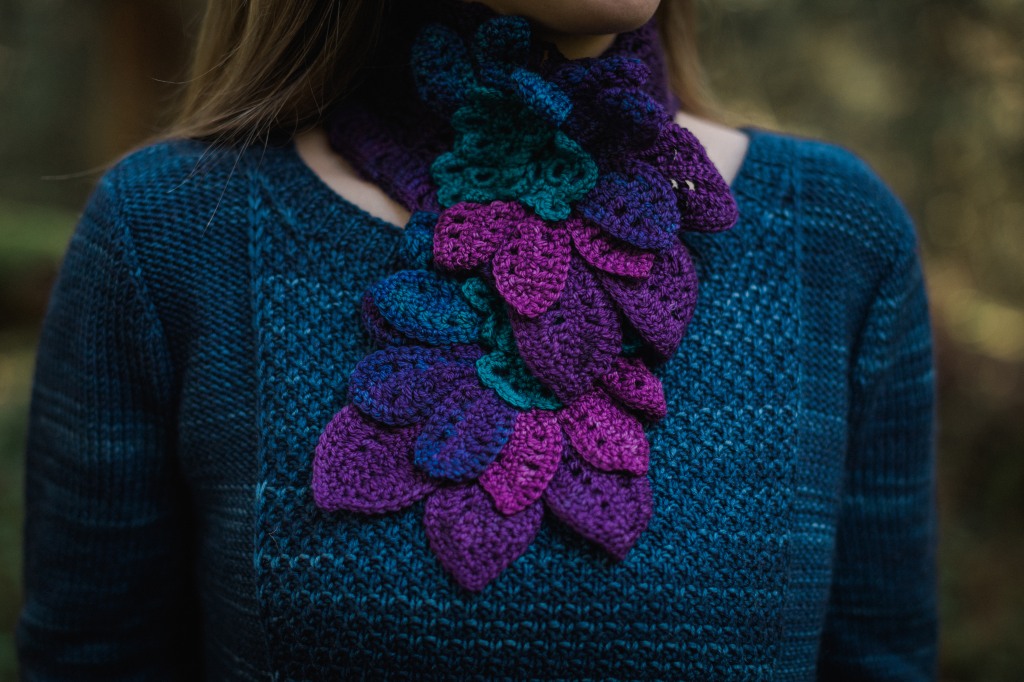 Night Garden Scarf, Crochet Fall Vol 2