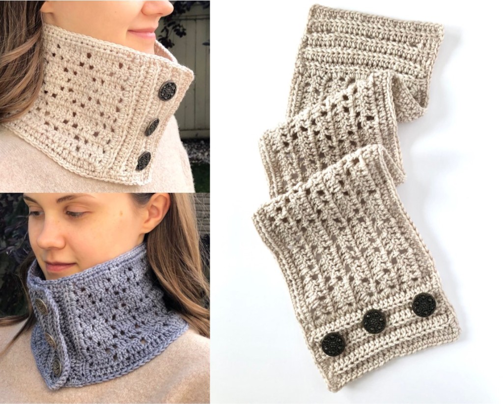 new! Diamond Lace Scarf Crochet Pattern