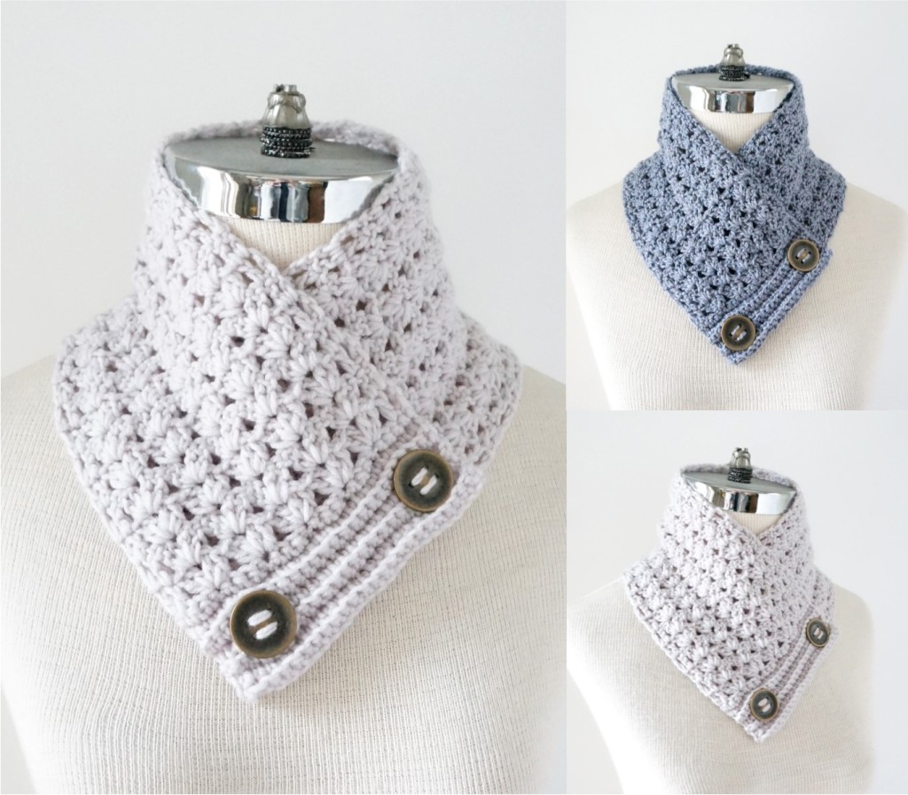 New Classic Lace Scarf crochet pattern perfect for any wardrobe.  Easy to make crochet scarf pattern.