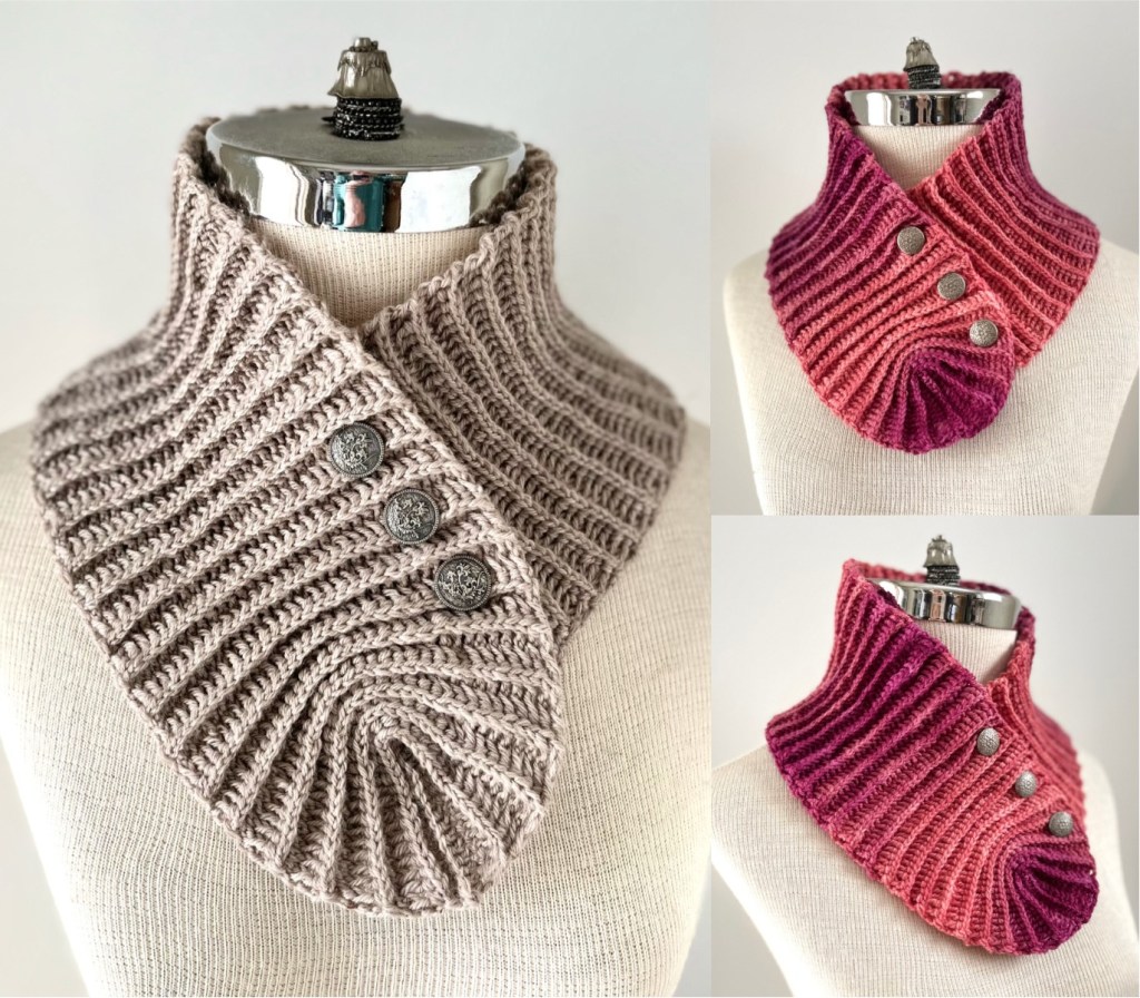 New Clermont Ribbed Scarf crochet pattern perfect for any&nbsp;style.