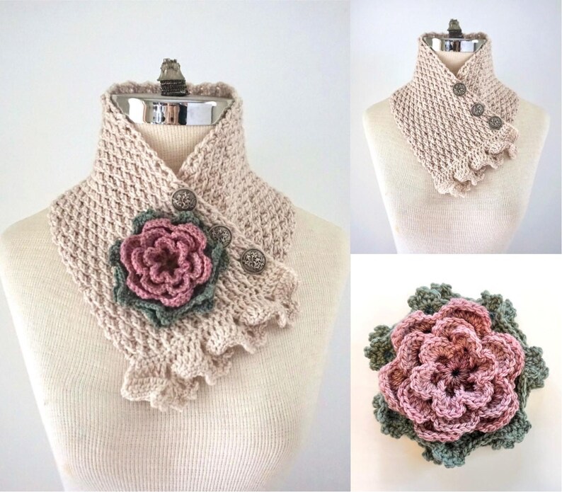 New Floral Joy Scarf crochet pattern adds an elegance to your&nbsp;style.