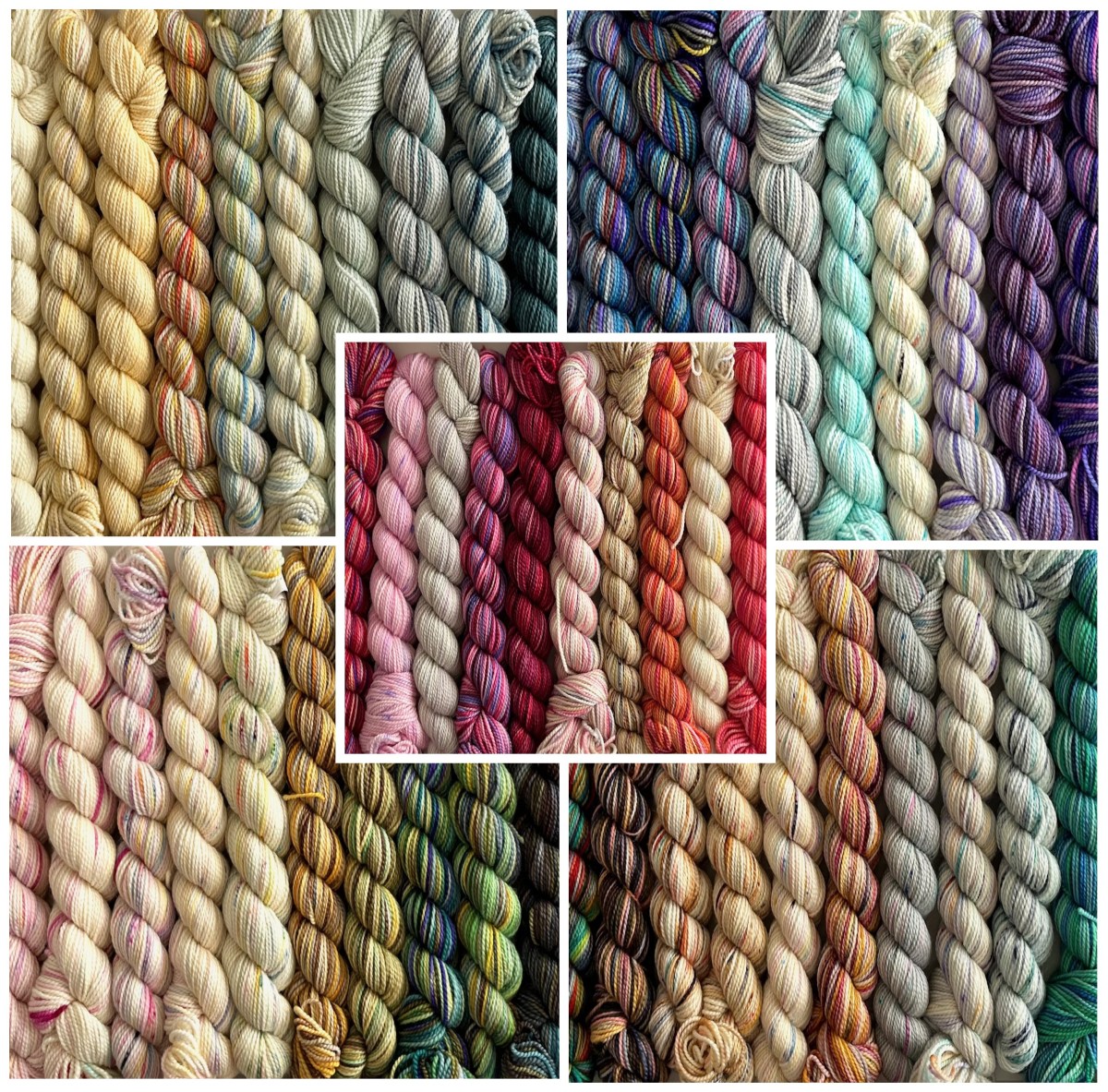 Koigu Hand Pencil Box Hand Painted merino wool mini skein sets now&nbsp;available.