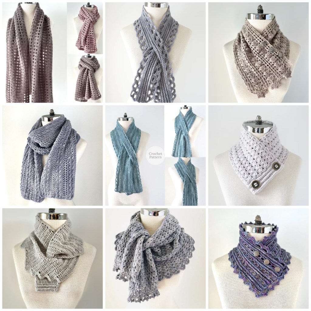 SAVE 20% on almost everything including crochet patterns, yarn and  ready to wear scarves to keep you cozy and&nbsp;warm.