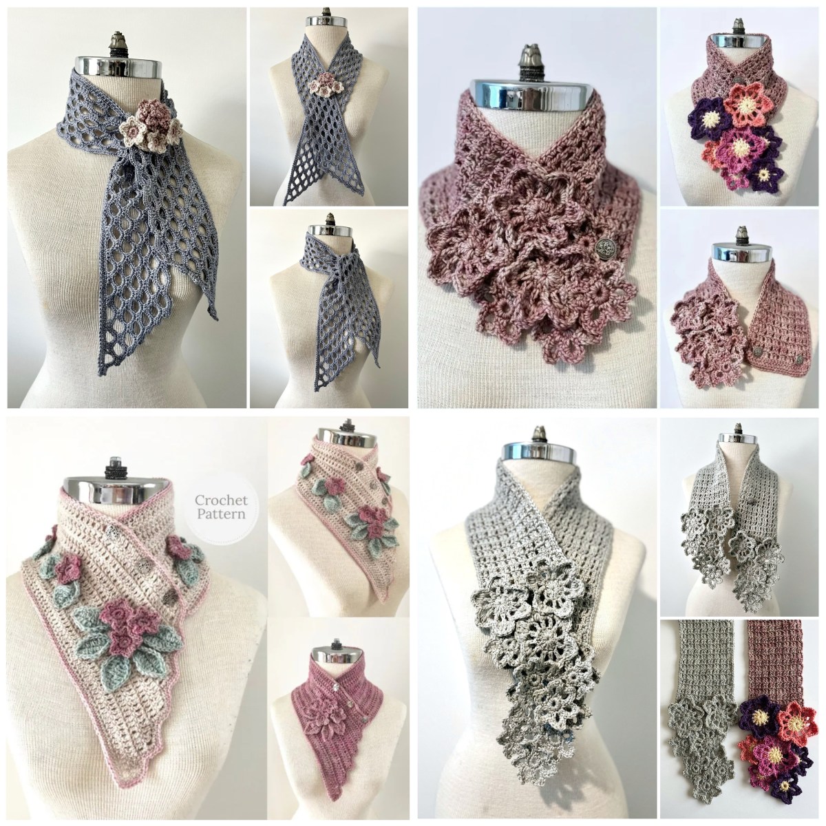 New!  Flowers Crochet Pattern Bundle, saves you&nbsp;money.