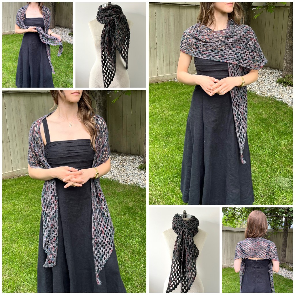 New!  Joyful Lace Shawl Scarf crochet&nbsp;pattern.